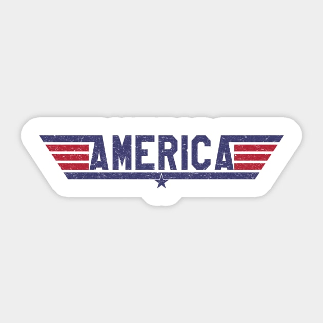 America-4th of July Sticker by LMW Art